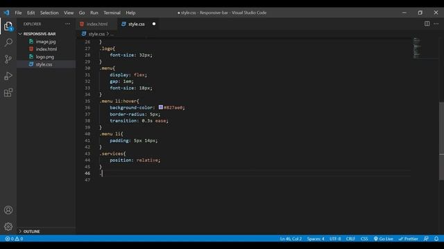 Responsive Navigation Bar Using HTML and CSS | HTML & CSS Tutorial смотреть онлайн