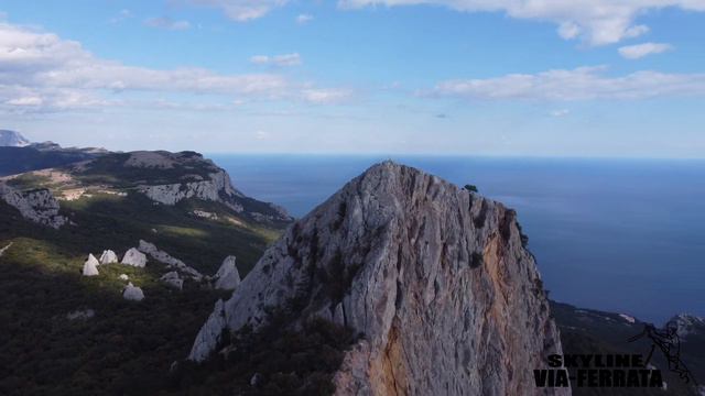 Виа-феррата в Крыму | АЭРОСЪЕМКА смотреть онлайн