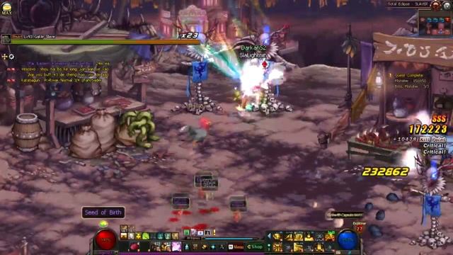 DFO Total Eclipse Farm Savior SSS 34s Gear+Skills | RandomSix Gameplays смотреть онлайн