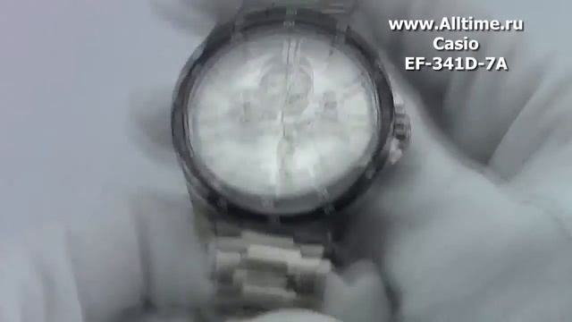 Мужские японские наручные часы Casio Edifice EF-341D-7A смотреть онлайн