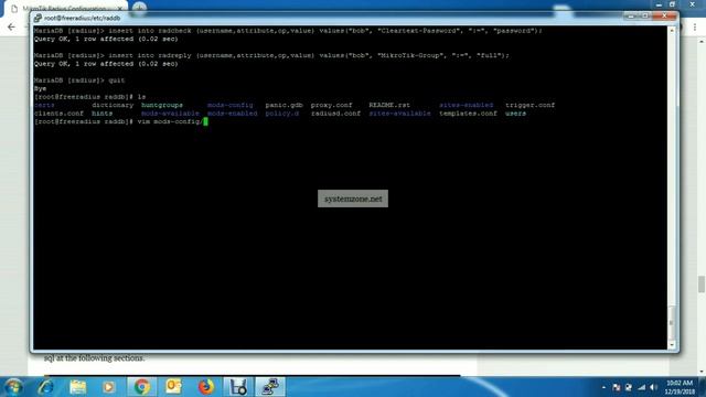 MikroTik Radius Configuration with FreeRADIUS and MySQL смотреть онлайн