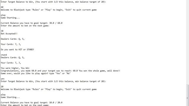 BlackJack Game - Haskell - Part 3 смотреть онлайн