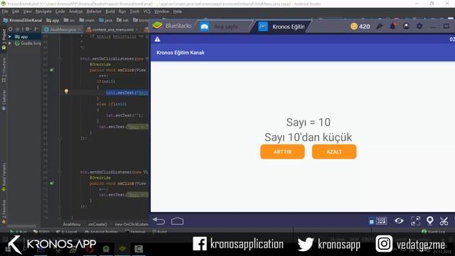 Android Studio Dersleri 19 - Kontrol Yapıları ( if else - switch case ) смотреть онлайн