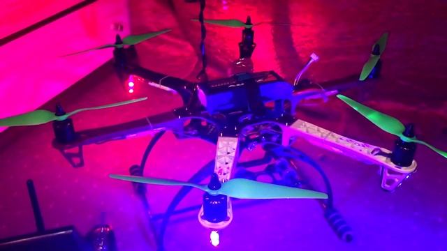 Подсветка Гексакоптера f550 смотреть онлайн