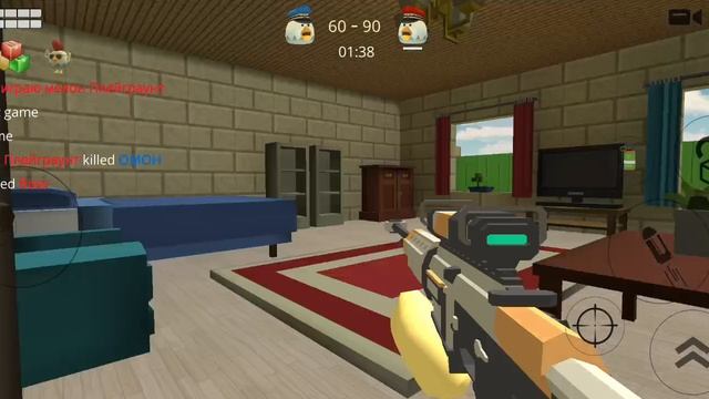 Играю в chicken gun! смотреть онлайн