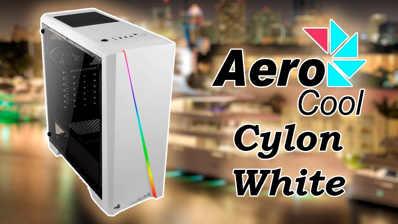 Распаковка и обзор компьютерного корпуса AeroCool Cylon White смотреть онлайн