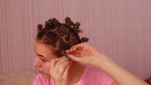 Кудряшки в домашних условиях/Мелкие кудри/Прическа смотреть онлайн