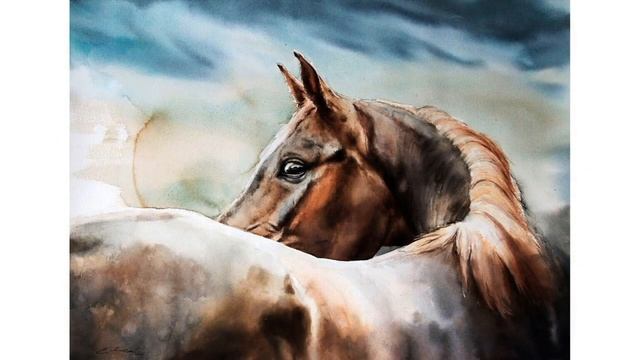 Фантастические акварели художника Екатерины Зюзиной смотреть онлайн