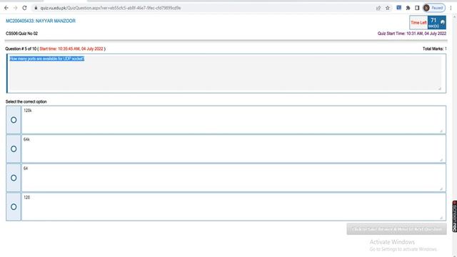 CS506 Quzi NO 2,2022\\ INSHALLAH 10/10 MARKS\\ CS506 QUZI смотреть онлайн