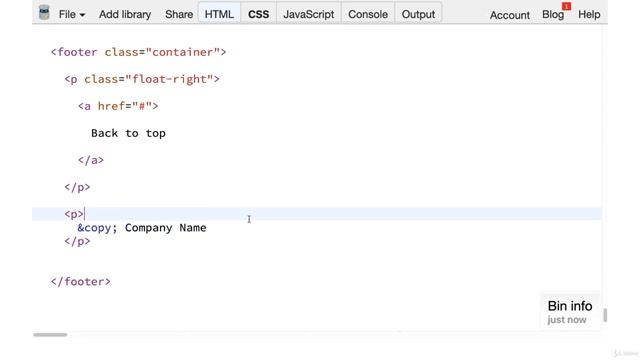Building a Footer | Build a Bootstrap Footer | Lecture 21 смотреть онлайн