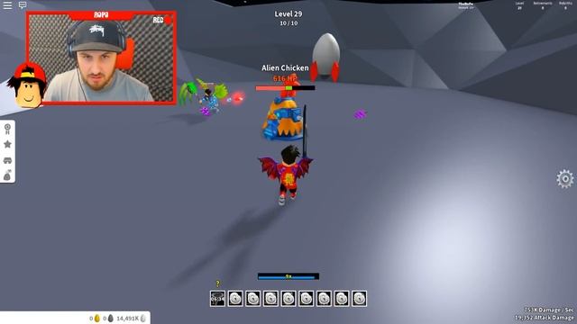 ROBLOX - EGG FARMING SIMULATOR #3 ATTACK OF THE ALIEN CHICKEN!! смотреть онлайн