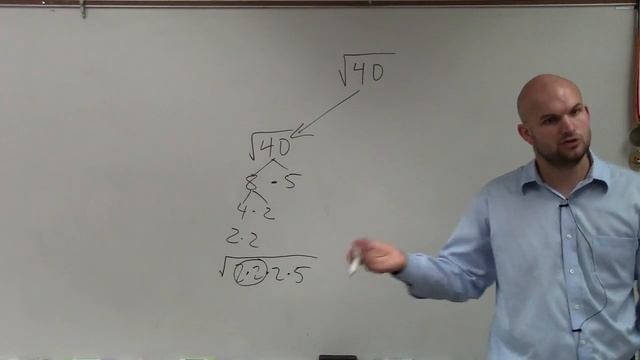 Breaking down the square root of forty, sqrt(40) смотреть онлайн
