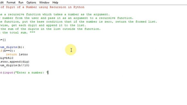 Sum of Digit of a Number using Recursion in Python смотреть онлайн