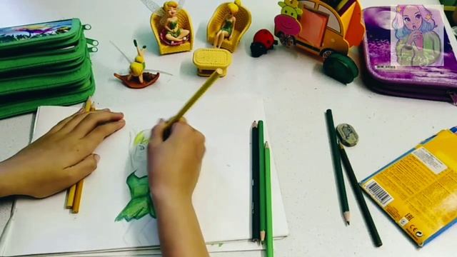 Как нарисовать фею поэтапно, подр. в опис. смотреть онлайн