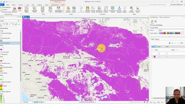 ArcGIS Pro Tutorial: Using Raster Analysis Tools to Model Wildfire Risk in Southern California смотреть онлайн