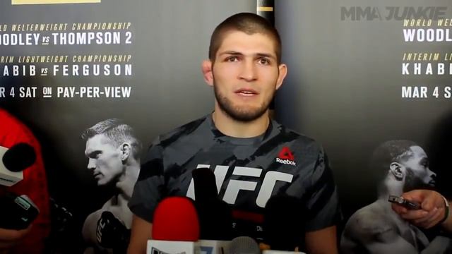 Открытая тренировка Хабиба Нурмагомедова перед боем с Тони Фергюсаном смотреть онлайн