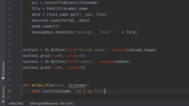 Insert and retrieve images & data from Database in Python إدراج الصور فى قواعد البيانات مع GUI смотреть онлайн