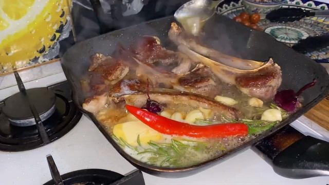 Баранина каре с овощами. Лучший рецепт ! смотреть онлайн