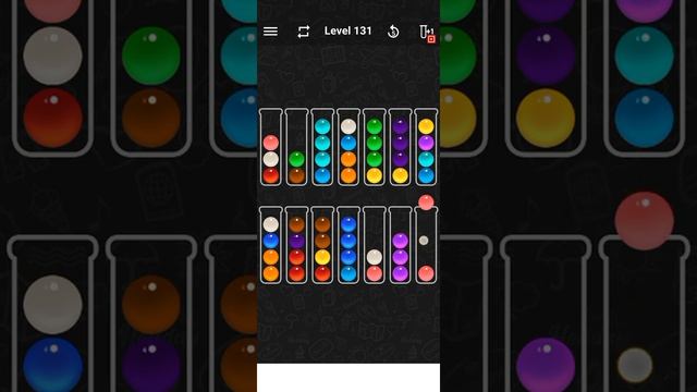 ball sort color puzzle game level 131 | ball sort color puzzle level 131 смотреть онлайн