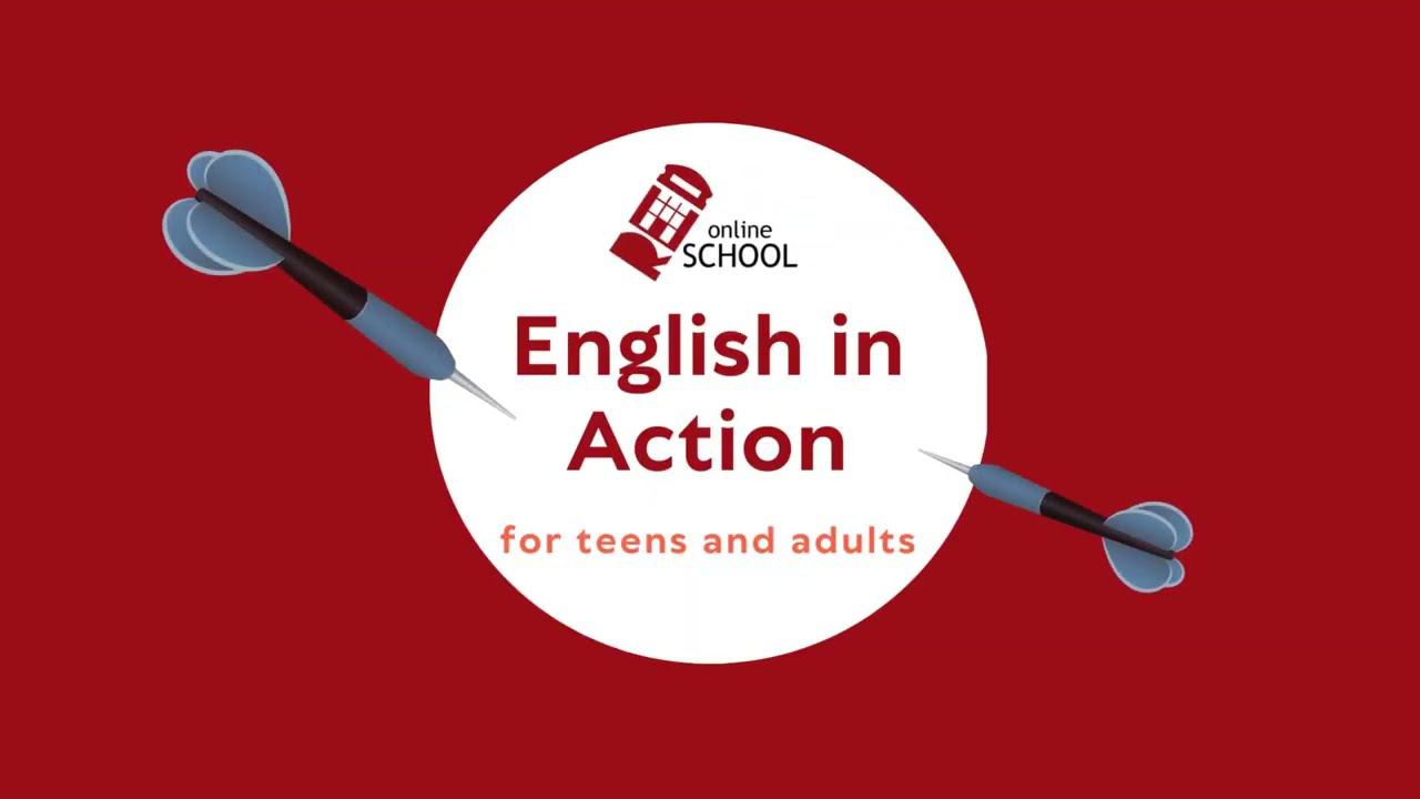 RED School online: курс для подростков и взрослых "English in Action"