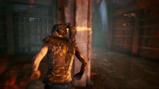 Hellblade: Senua's Sacrifice - Swamp Shard Trial: Avoid Fire Monster in Maze, Rune Door Puzzle смотреть онлайн