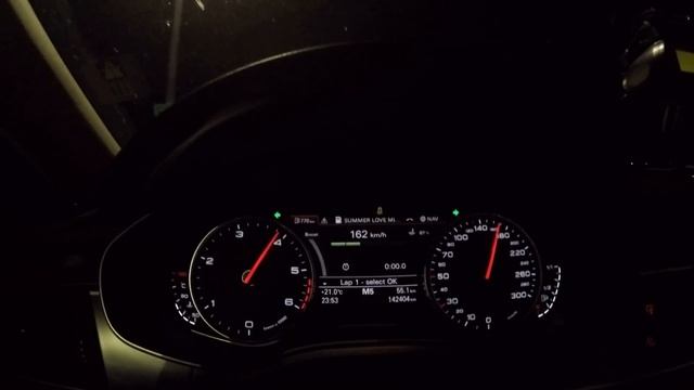 Audi A7 3.0 biTDI 430 hp acceleration 0-200 km/h смотреть онлайн