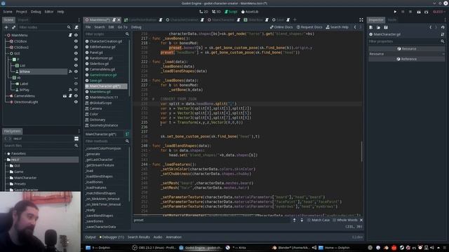 Godot Character Creator Overview / Load System смотреть онлайн