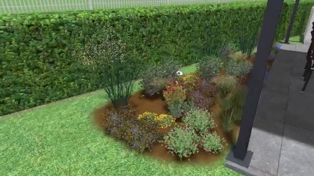 GIARDINO CON VERANDA BIOCLIMATICA E PICCOLE AIUOLE DI PERENNI IN STILE NATURALE смотреть онлайн