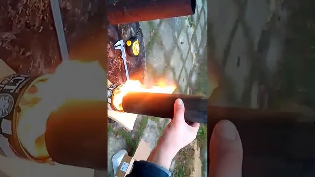 Печь на отработке. Самая простая смотреть онлайн