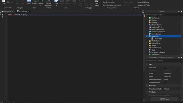 How to make a Custom Mouser Cursor - Roblox Studio смотреть онлайн