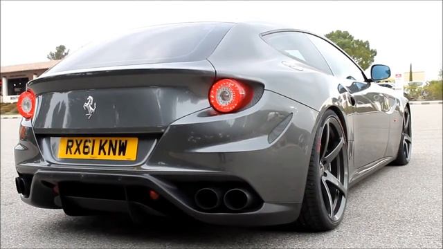 Ferrari FF exhaust NOVITEC Start up  Huge Acceleration