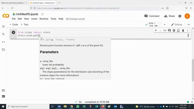 Python: Inverse Normal Distribution смотреть онлайн