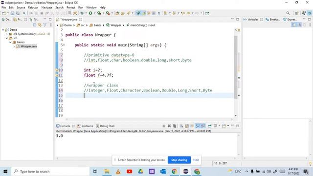 Wrapper Class or Boxing in Java Part 1 in Tamil by EV #tamil #java #placements @tedstudents449 смотреть онлайн