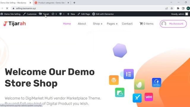 How To Customize Tijarah Wordpress Theme смотреть онлайн