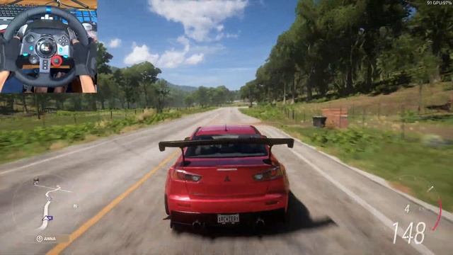 Mitsubishi Lancer Evolution X GSR | Forza Horizon 5 | Logitech G29 Gameplay смотреть онлайн