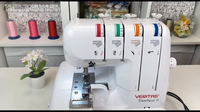 VERITAS Elastica II. 3-ниточный роликовый шов смотреть онлайн