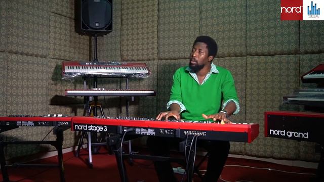 Nord Ambassor Victor Dey Jnr with the Nord Stage 3 inside Virtual Sound Lab. смотреть онлайн