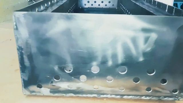 Самодельный 3 в одном мангал, казан, коптильня горячего копчения смотреть онлайн