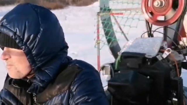 Аэролодка, за водицей в день Крещение. смотреть онлайн