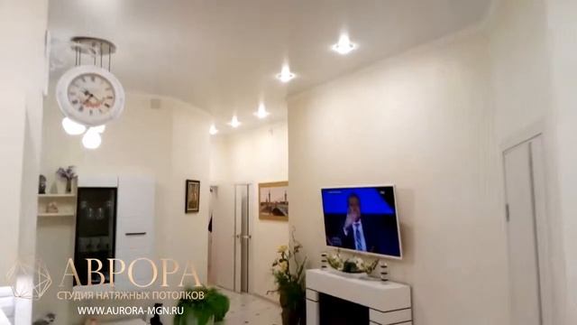 Белоснежные натяжные потолки в частном доме. смотреть онлайн