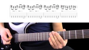 Psychosocial Guitar Lesson - Slipknot (with tabs)