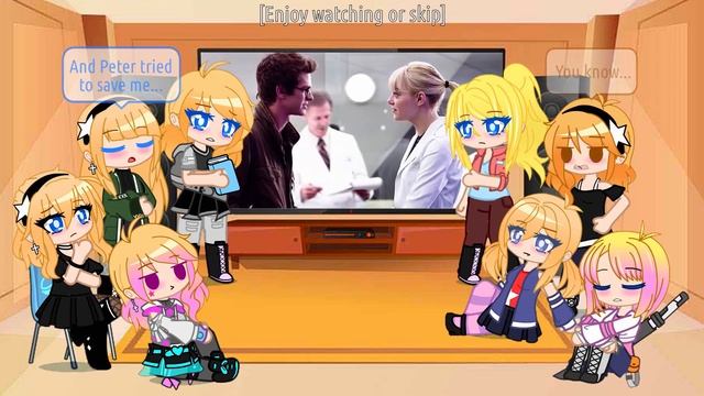 Gwen Stacy (+Gwenpool) react to Spider-man/Peter Parker (Andrew) TikToks | Part 2 смотреть онлайн