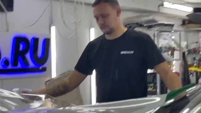 Porsche Cayenne - комплексное бронирование прозрачный полиуретановой плёнкой смотреть онлайн