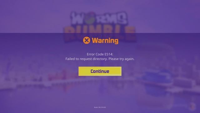 Worms Rumble E514 error ps5 смотреть онлайн