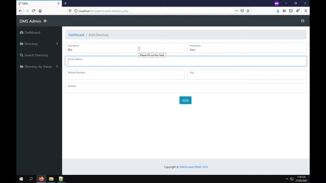 Directory Manager System PHP Script смотреть онлайн