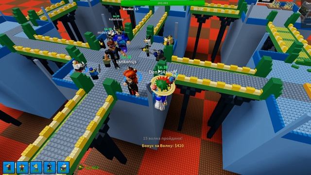 Играем игру в роблоксе Tower Defense Simulator (без голоса) смотреть онлайн