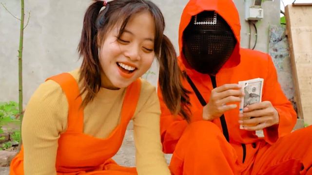 FNF Boyfriend Play Squid Game Poop Prank Funny Troll Squid Game Doll in Real Life | Minnie Funny смотреть онлайн