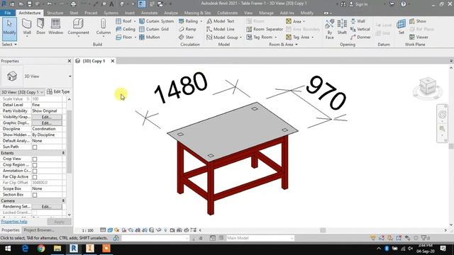 Inventor Revit Workflow | Table Model & Fabrication смотреть онлайн