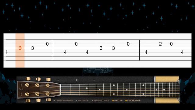 Undertale - His Theme - EASY Guitar tutorial (TAB) смотреть онлайн