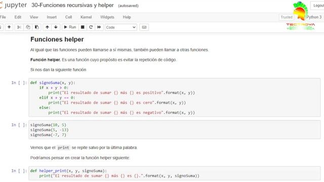 Python de Cero a Experto - Funciones recursivas y helper - Video 30 смотреть онлайн